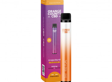 CBD/CBG Vape Pen - Grape Burst (500mg)