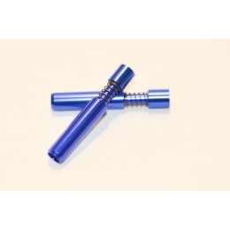 Metal pipe one hitter mouthpiece