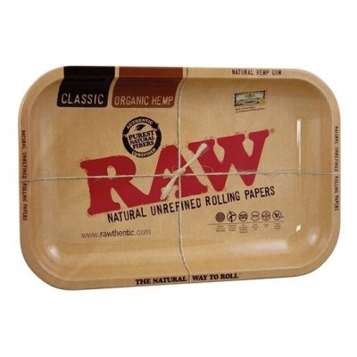Raw metal rolling tray small