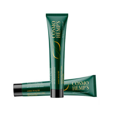 Зубная паста Cosmo’s Hemp Toothpaste 100mg CBD and Olive Oil Leaf Extract (75ml)