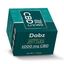 CBD Dabz/Wax/Shatter/Воск 1000mg CBD Living (Zkittles) 1g