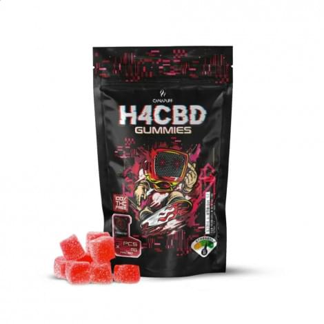 CanaPuff H4CBD Żelki Truskawkowe 25mg (125g)