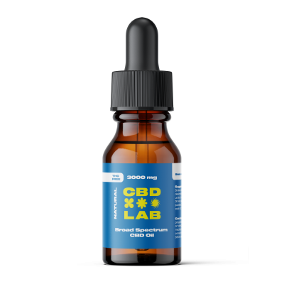 CBDLab Broad Spectrum Oil 3000mg (10ml)