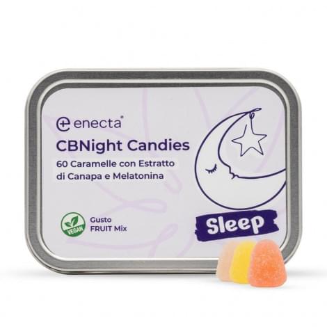 CBD+CBN+Melatonina Enecta CBNight Candies - na spokojny sen (60 szt.)