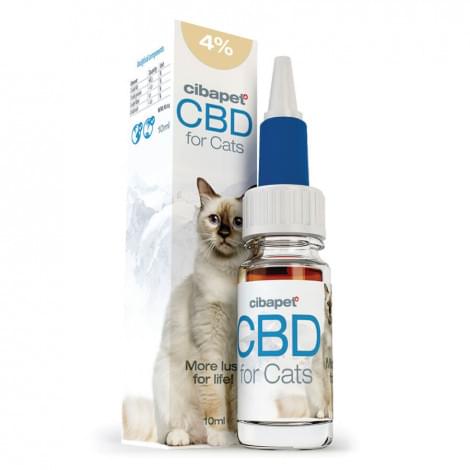 CBD Масло для кошек 4% от Cibdol (10ml)