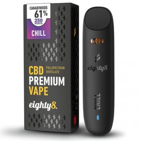 CBD Vape Pen Eighty8 - Chill 61% (Full Spectrum Distillate)
