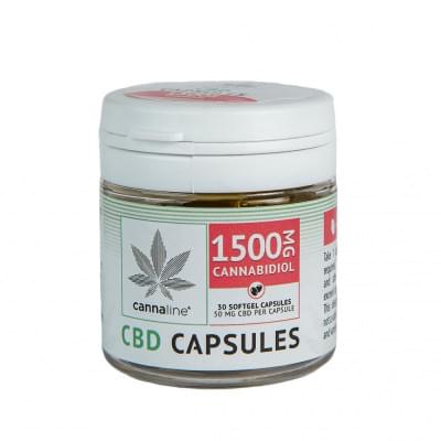 Cannaline Kapsułki Żelowe CBD – 1500mg (30szt)