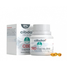 CBD Cibdol 5% Мягкие капсулы 500mg (60шт)