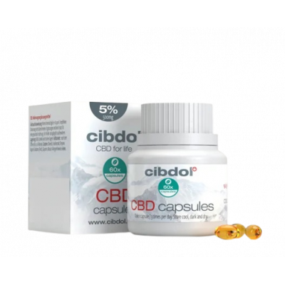 CBD Cibdol 5% Kapsułki Miękkie 500mg (60szt)