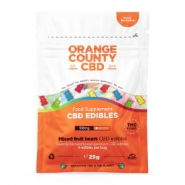 Желейные конфеты мишки Orange County CBD 100мг (6шт)