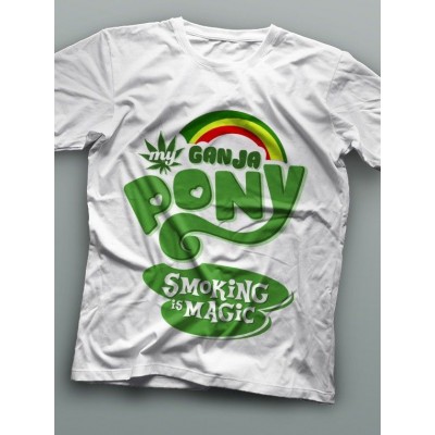 T-shirt Ganja Pony