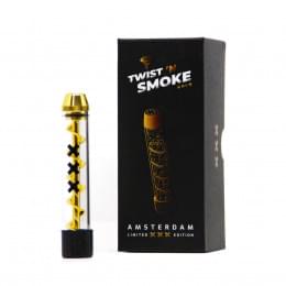 Стеклянная трубка Twist 'n Smoke Blunt Gold Amsterdam (Special Edition)
